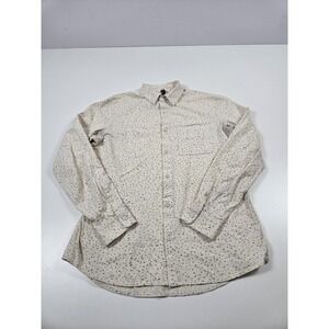 Lululemon Commission Shirt Submerge Dot Print Geometric Long Sleeve Men's Medium